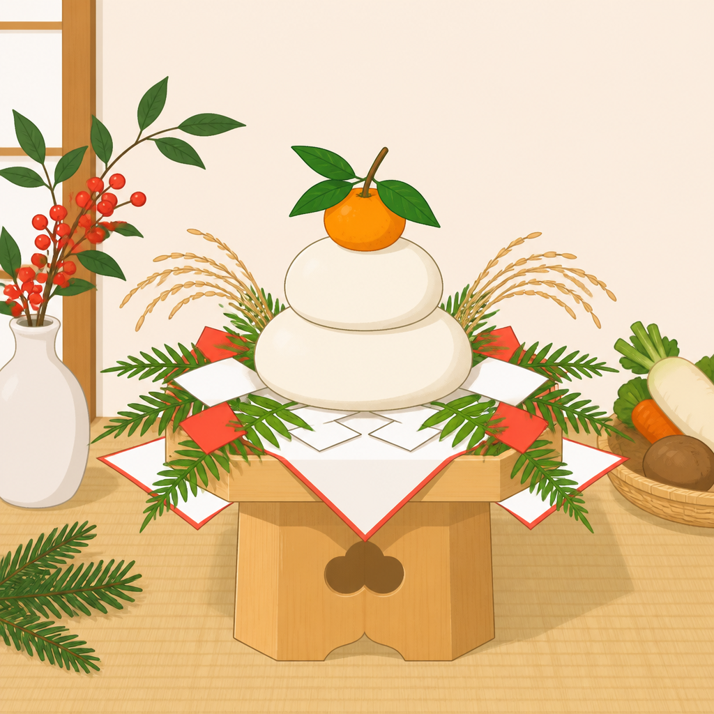 おけそく餅の飾り方とは何かを知る