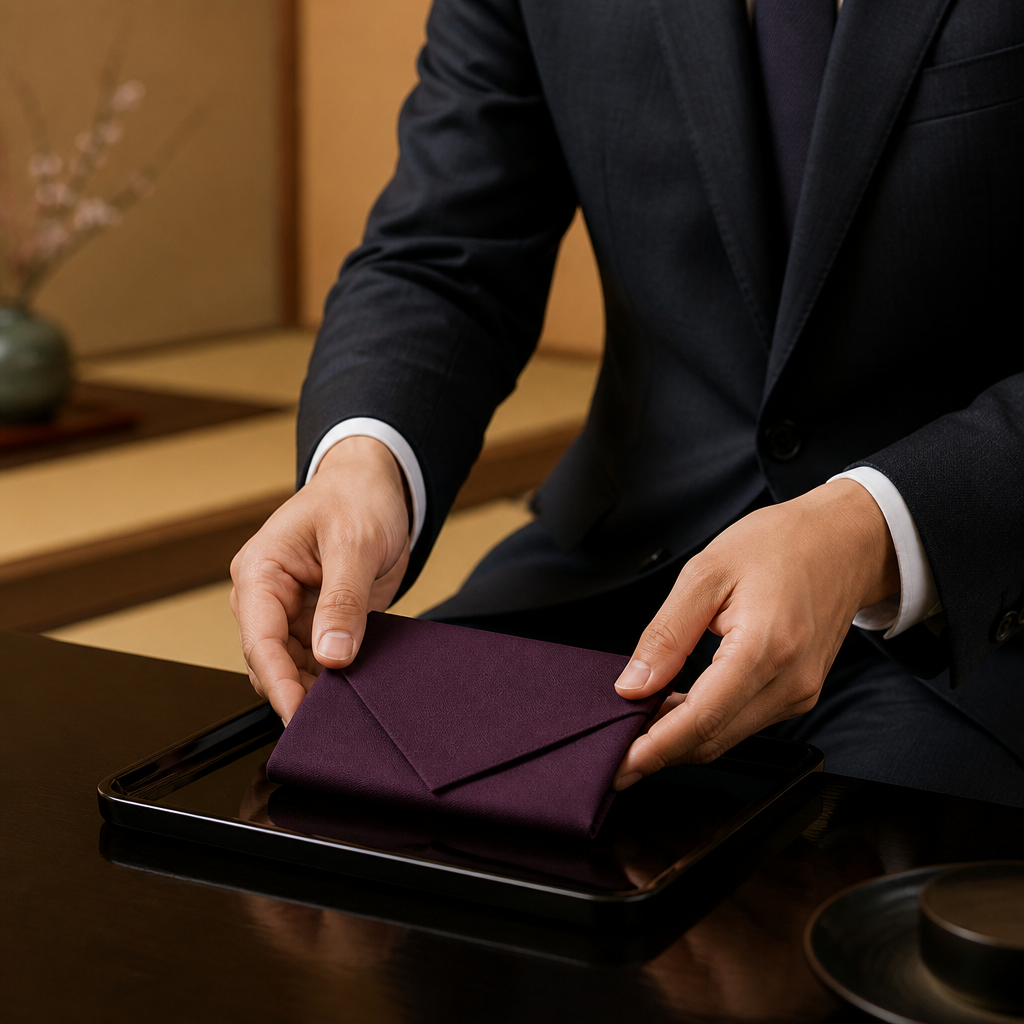 男性が袱紗をどこに入れるかとは