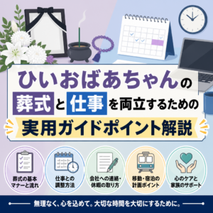 ひいおばあちゃんの葬式と仕事を両立するための実用ガイドポイント解説