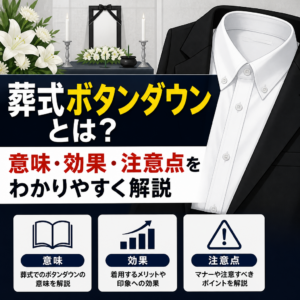 葬式ボタンダウンとは？意味・効果・注意点をわかりやすく解説
